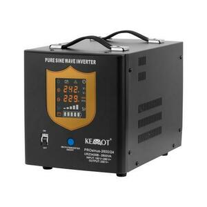 UPS centrale Sinus PUR 2600VA/1800W 24V Kemot negru imagine