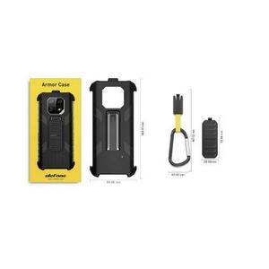 Carcasa de protectie multifunctionala pentru Ulefone Armor 22 cu clema si carabina (Negru) imagine