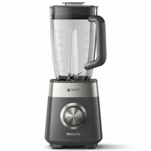 Blender Philips HR3020/20 Seria 5000, 1000 W, Lame noi ProBlend Plus, Vas cu straturi ProBlend Plus, 3 viteze plus Impuls, Lame detașabile, capacitate 2 litri (Gri inchis) imagine