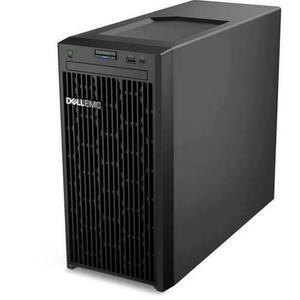 Server DELL PowerEdge T150, Tower 4U, Intel Xeon E-2314 4 C / 4 T, 2.8 GHz - 4.5 GHz, 8 MB cache, 65 W, 16 GB DDR4 ECC, 2 TB HDD, 4 x LFF, No OS imagine