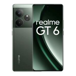 Telefon Mobil Realme GT 6, Procesor Qualcomm SM8635 Snapdragon 8s Gen 3, LTPO AMOLED Capacitive touchscreen 6.78inch, 12GB RAM, 256GB Flash, Camera Tripla 50+50+8MP, Wi-Fi, 5G, Dual SIM, Android (Verde) imagine