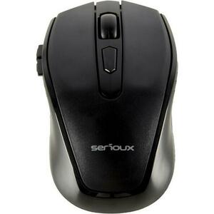 Mouse Wireless Serioux PASTEL 600 (Negru) imagine