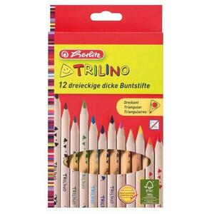 Set creioane color Herlitz Trilino, 1/1, 12 buc/set imagine