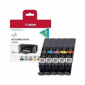 Set 5 x Cartus de cerneala, Canon, PGI72 (Multicolor) imagine