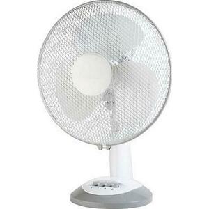 Ventilator de birou Emerio FN-114202, 30cm, 3 trepte de viteza, rafala de vant (Alb) imagine