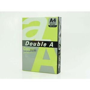 Hartie color pentru copiator A4 Double A verde neon, 75g/mp, 500coli/top imagine