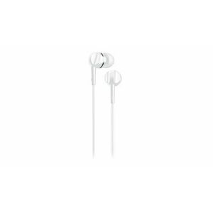 Casti Stereo In-ear Motorola Earbuds 105, Jack 3.5mm, Difuzor 10mm, Cablu 1.2m, Microfon, Control pe fir (Alb) imagine