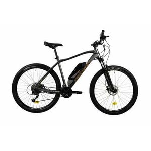 Bicicleta Electrica Devron Riddle M1.7, roti 27.5 Inch, cadru 520 mm, motor 250W, baterie 36V/10.4Ah, viteza 25km/h, autonomie 50-70km (Gri) imagine