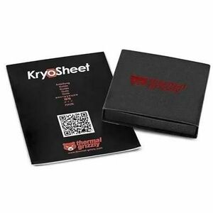 PAD Termic Thermal Grizzly KryoSheet, grafen, 38 x 38 mm (Negru/Gri) imagine