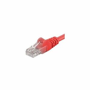 Patchcord UTP PremiumCord RJ45-RJ45 Cat.5e 10m, Rosu imagine