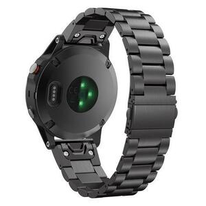 Curea otel inoxidabil Tech-Protect Stainless compatibila cu Garmin Fenix 5/6/6 Pro/7 (Negru) imagine