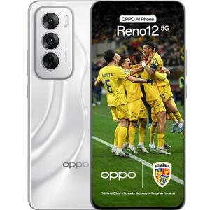 Telefon Mobil Oppo Reno12, Procesor Mediatek Dimensity 7300 Energy, AMOLED touchscreen 6.7inch, 12GB RAM, 256GB Flash, Camera Tripla 50+8+2MP, Wi-Fi, 5G, Dual Sim, Android (Argintiu) imagine