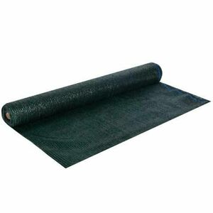 Plasa de umbrire Micul Fermier, 1.7x10 m, 80g/mp, grad de umbrire 80%, material HDPE, protectie UV (Verde/Negru) imagine