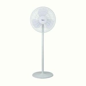 Ventilator cu picior Midea FS40-18C, 50 W, 3 viteze, Oscilatie, H 131 cm (Alb) imagine