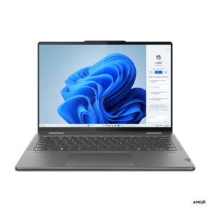 Ultrabook Lenovo Yoga 7 14AHP9 (Procesor AMD Ryzen™ 7 8840HS (16M Cache, up to 5.10 GHz), 14inch WUXGA OLED Touch, 16GB, 1TB SSD, AMD Radeon 780M, Win 11 Home, Gri) imagine