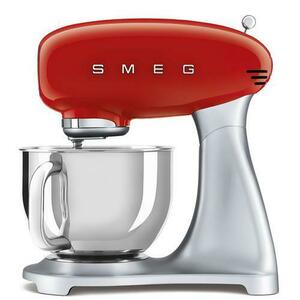 Mixer cu bol Smeg SMF02RDEU, 800 W, 4, 8 L, 10 viteze (Rosu) imagine