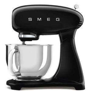 Robot de bucatarie cu bol Smeg SMF03BLEU, 800W, 4, 8 L, 10 viteze (Negru) imagine