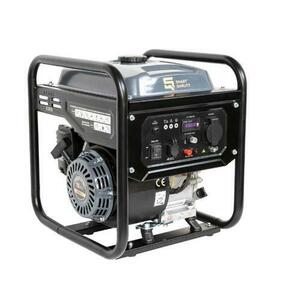 Generator curent monofazat Smart Quality SQ-C3750i, inverter, 3300 W, 230 V, 7.5 L (Negru) imagine