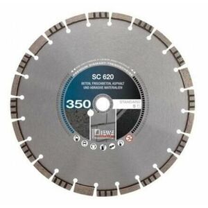 Disc diamantat Diewe SQ-84394, 400 mm, pentru asfalt (Argintiu) imagine