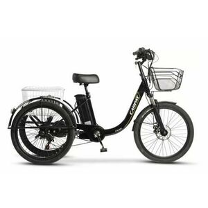 Triciclu Full-Electric E-Bike Carpat e-Senior C24315E 24, Negru imagine