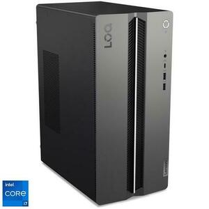 Calculator Sistem PC Gaming Lenovo LOQ Tower 17IRR9 cu procesor Intel® Core™ i7-14700F, 20 cores, pana la 5.40 GHz, 16GB DDR5, 1TB SSD, NVIDIA® GeForce RTX™ 4060 Ti 8GB GDDR6, No OS (Gri) imagine