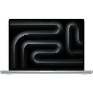 Laptop Apple MacBook Pro 14 2023 (Procesor Apple M3 Pro (11-core CPU / 14-core GPU) 14.2inch Liquid Retina XDR, 18GB, 512GB SSD, Mac OS Sonoma, Layout US , Argintiu) + adaptor priza US - EU imagine