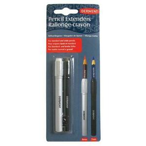 Prelungitor creion DERWENT Professional, lemn, 2 buc/ set, doua dimensiuni (7 si 8 mm) imagine