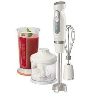 Blender manual SENCOR SHB4378WH, 800W, 2 viteze, lame din otel, 0.7L (Alb) imagine