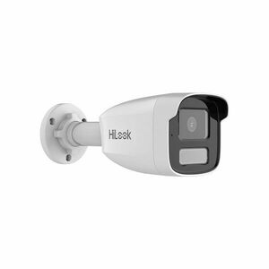 Camera supraveghere exterior IP Hybrid Light Hikvision HiLook IPC-B480HA-LU, 8 MP, 4 mm, IR / lumina alba 50 m, microfon, detectie persoane/vehicule, PoE imagine