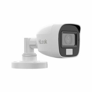 Camera supraveghere exterior cu iluminare duala Hikvision HiLook Smart Hybrid Light THC-B127-LPS, 2 MP, 2.8 mm, IR/lumina alba 20 m, microfon imagine