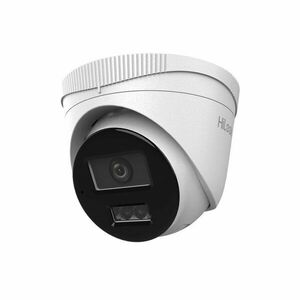 Camera supraveghere IP Dome cu iluminare duala Hikvision HiLook Smart Hybrid Light IPC-T240HA-LU, 4 MP, 2.8 mm, IR / lumina alba 30 m, detectie oameni / vehicule, microfon, PoE imagine