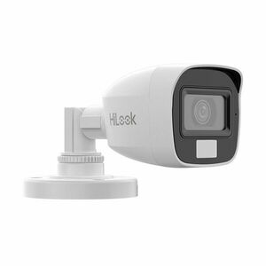 Camera supraveghere exterior cu iluminare duala Hikvision HiLook THC-B157-LPS, 5 MP, 2.8 mm, IR/lumina alba 20 m, microfon imagine