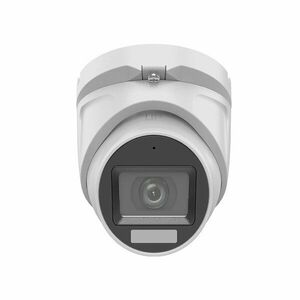 Camera supraveghere interior Dome Smart Hybrid Light Hikvision HiLook THC-T157-LMS, 3K, 2.8 mm, IR 30 m, lumina alba 20 m, microfon incorporat imagine