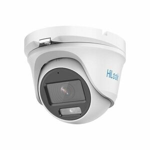 Camera supraveghere Dome Hikvision HiLook ColorVu THC-T159-MS, 5 MP, 2.8 mm, lumina alba 20 m, microfon imagine