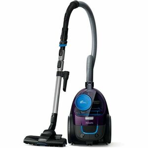 Aspirator fara sac PowerPro Compact FC9333/09, 650 W, 26.4kWh/an, 1.5 l, PowerCyclone 5, perii TriActive, filtru anti-alergic ECARF, clasa A, mov imagine