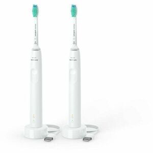 Set 2 Periute de dinti electrice Philips Sonicare HX3675/13, 31000 miscari/min, 1 program, 2 capate, alb imagine