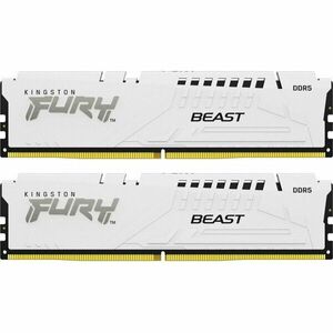 Memorie RAM DDR5, 32GB, 6000MHz, CL40, 1.35V, FURY Beast White, Kit of 2 imagine