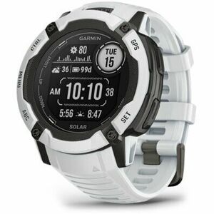 Ceas smartwatch Garmin Instinct 2X Solar, Whitestone imagine