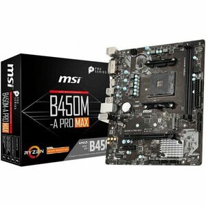 Placa de baza MSI B450M-A PRO MAX Socket AM4 imagine