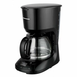 Cafetierea digitala Heinner Black Chatt HCM-D750GCBK, LCD, 1.25L, filtru si portfiltru detasabil, filtru din nailon, functie anti-scurgere, oprire automata, functie de mentinere la cald, 750W, negru imagine