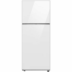 Frigider cu doua usi Samsung RT42CB662412EO, 415 l, No Frost, All Around Cooling, AI Energy, WiFi, Clasa E, H 178.5 cm, Sticla alba imagine