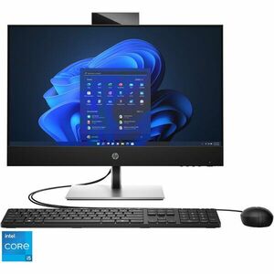 Sistem All-in-One ProOne 440 G9 cu procesor Intel® Core™ i5-12400T pana la 4.20 GHz, 23.8, Full HD, IPS, 8GB DDR4, 512GB M.2 SSD, Intel® UHD Graphics 730, Windows 11 Pro, Black imagine