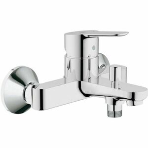 Baterie cada/dus Grohe Bau Edge, fara furtun si para, crom, 23334000 imagine