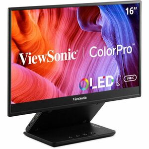 Monitor LED ViewSonic Portabil VP16-OLED 15.6 inch FHD OLED 1 ms 60 Hz USB-C imagine