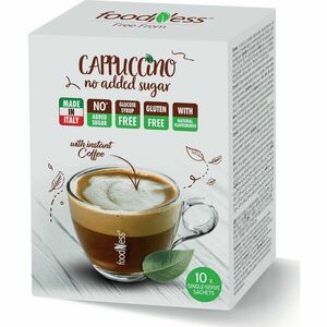 Mix solubil Foodness cu aroma de cafea si lapte, 10 plicuri x 16g, 160g imagine