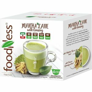 Capsule Foodness mix cu aroma de cafea, ginseng si matcha, compatibile Dolce Gusto, 10 capsule, 120g imagine