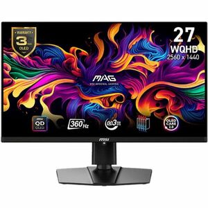 Monitor LED MSI Gaming MAG 271QPX 26.5 inch QHD QD-OLED 0.03 ms 360 Hz USB-C HDR FreeSync imagine