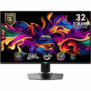 Monitor LED MSI Gaming MAG 321UPX 31.5 inch UHD QD-OLED 0.03 ms 240 Hz USB-C HDR imagine