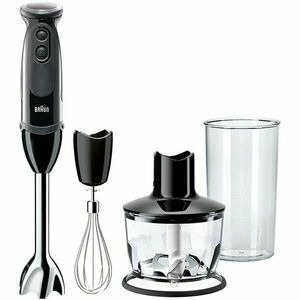 Mixer vertical Braun MQ5235BK, 1000 W, 0.6 l, 21 viteze + Turbo, Negru imagine