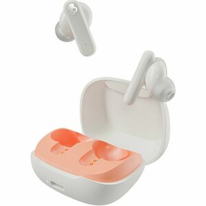 Casti In-Ear Skullcandy Smokin Buds, True Wireless, Bluetooth, IPX4, Bone Orange imagine